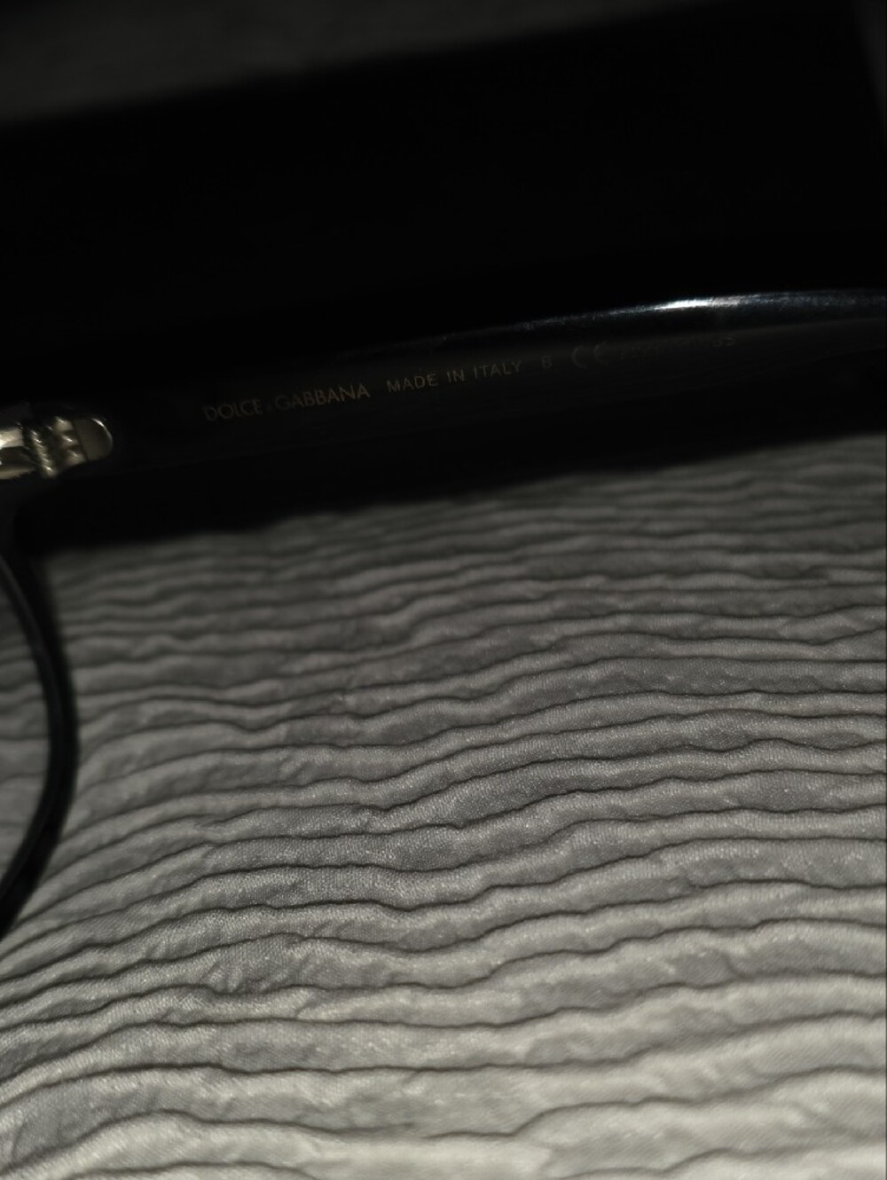 Dolce & Gabbana Black Men’s Eyeglass Frames with Case - Picture 4 of 11